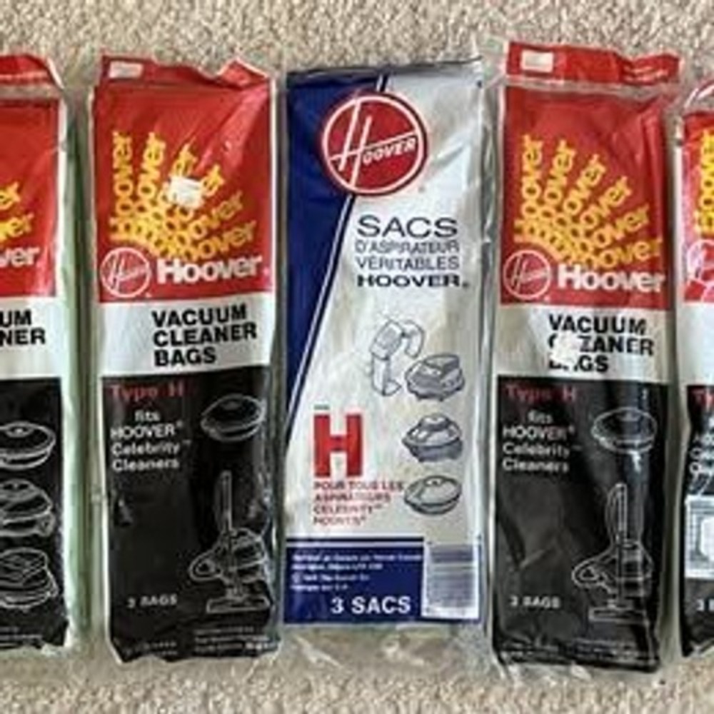 New Lot of 5 Hoover Celebrity Type H Vacuum Cleaner Bags